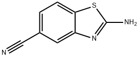 2-氨基-5-氰基苯并噻唑 结构式