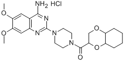 盐酸多沙唑嗪 结构式