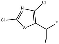 2,4-二氯-5-(二氟甲基)-1,3-噻唑 结构式