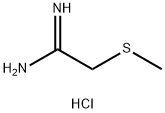 2-(甲基巯基)乙脒盐酸 结构式