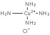 copper tetrammine dichloride 结构式