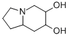 OCTAHYDRO-INDOLIZINE-6,7-DIOL 结构式