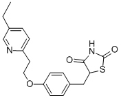 匹格列酮 结构式