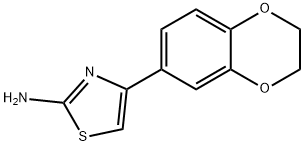 4-(2,3-二氢-1,4-苯并二氧杂芑-6-基)-1,3-噻唑-2(3H)-亚胺 结构式