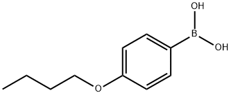 4-丁氧基苯硼酸 结构式