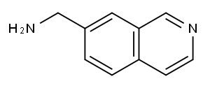 (异喹啉-6-基)甲胺 结构式