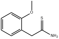 2-(2-甲氧基苯基)硫代乙酰胺 结构式