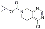 tert-butyl 4-chloro-5,6-dihydropyrido[3,4-d]pyrimidine-7(8H)-carboxylate 结构式