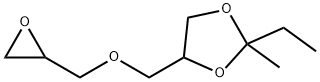 4-[(2,3-环氧丙氧基)甲基]-2-乙基-2-甲基-1,3-二氧戊环 结构式