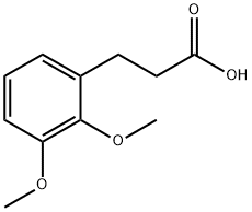 3-(2,3-二甲氧基苯基)丙酸 结构式