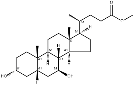 熊去氧胆酸甲酯 结构式