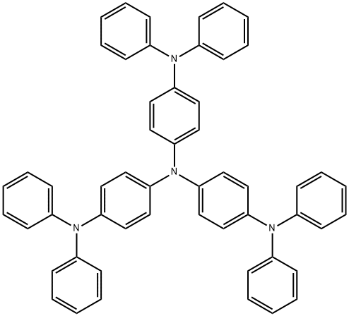 4,4'4"-三(N,N-二苯基氨基)三苯基胺 结构式