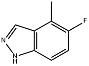 5-氟-4-甲基-1H-吲唑 结构式