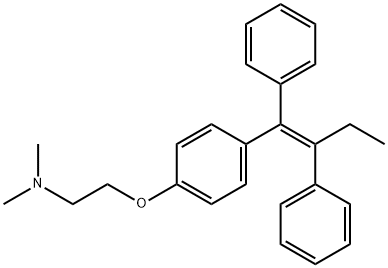 三苯氧胺/它莫西芬/(Z)-2-[4-(1,2-二苯基-1-丁烯)苯氧基]-N,N-二甲基乙胺/N-去甲三苯氧胺盐酸/(Z)-1-(对二甲基氨基乙氧基苯基)-1,2-二苯基-1-丁烯(Z)-2-[4-(1,2-二苯基-1-丁烯)苯氧基]-N,N-二甲基乙胺