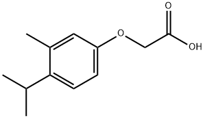 (4-ISOPROPYL-3-METHYL-PHENOXY)-ACETIC ACID 结构式