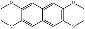 (3,6-二甲氧基萘-2,7-二基)双(甲基硫烷) 结构式