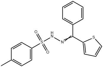 Α-(2-噻吩基)苯甲醛 对甲苯磺酰腙 结构式