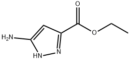 5-氨基-吡唑-3-甲酸乙酯 结构式