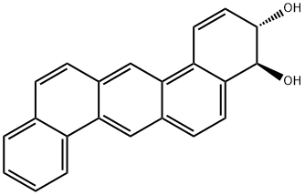 3S,4S-DIHYDROXY-3,4-DIHYDRO-DIBENZANTHRACENE 结构式