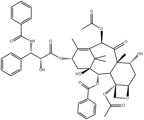 7-表紫杉醇 结构式