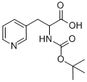 BOC-3-(3-吡啶基)-DL-丙氨酸 结构式