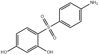 4-[(4-Aminophenyl)sulfonyl]-1,3-benzenediol 结构式