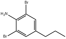 2,6-二溴-4-N-丙苯胺 结构式