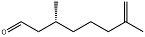 [R,(+)]-3,7-Dimethyl-7-octenal 结构式