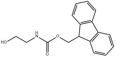 2-(N-芴甲氧羰基氨基)乙醇 结构式