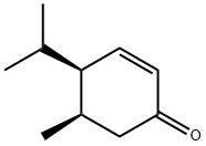 2-Cyclohexen-1-one,5-methyl-4-(1-methylethyl)-,(4R-cis)-(9CI) 结构式