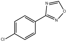 3-(4-CHLOROPHENYL)-1,2,4-OXADIAZOLE 结构式