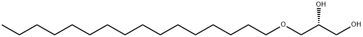 3-O-HEXADECYL-SN-GLYCEROL 结构式