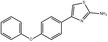 4-(4-苯氧基苯基)-1,3-噻唑-2-胺 结构式