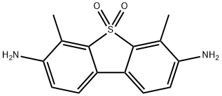 4,6-Dimethyl-3,7-diaminodibenzothiophene 5,5-dioxide 结构式