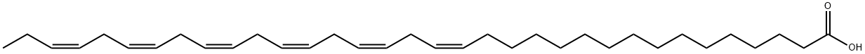 Tetratriaconta-16(Z),19(Z),22(Z),25(Z),28(Z),31(Z)-hexaenoic Acid 结构式