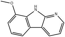 8-methoxy-9H-pyrido[2,3-b]indole 结构式