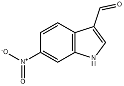 6-硝基吲哚-3-甲醛 结构式