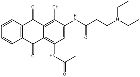 3-diethylamino-2-(9,10-dioxoanthracen-2-yl)propanamide 结构式