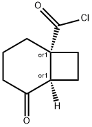Bicyclo[4.2.0]octane-1-carbonyl chloride, 5-oxo-, cis- (9CI) 结构式