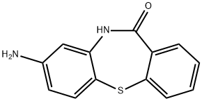 8-amino-10,11-dihydrodibenzo(b,e)1,4-thiazepin-11-one 结构式
