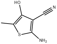 3-Thiophenecarbonitrile,  2-amino-4-hydroxy-5-methyl- 结构式