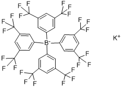 四[3,5-二(三氟甲基)苯基]硼酸钾盐 结构式