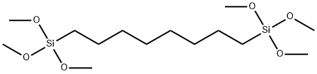 1,8-二三甲氧硅基辛烷 结构式