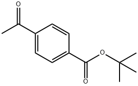 对乙酰基苯甲酸叔丁酯 结构式