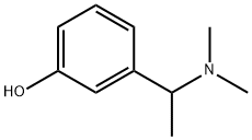 3-[1-(二甲基氨基)乙基]苯酚 结构式