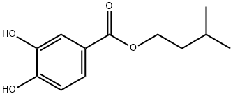 Benzoic acid, 3,4-dihydroxy-, 3-Methylbutyl ester 结构式
