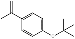 对叔丁氧基-Α-甲基苯乙烯 结构式