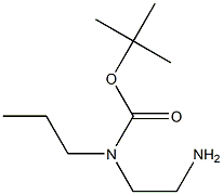 N-BOC-N-N-丙基乙二胺 结构式