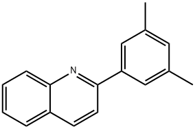 2-(3,5-二甲苯基)喹啉 结构式