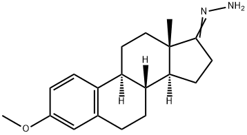 3-甲氧基雌甾-1,3,5(10)-三烯-17-酮腙 结构式